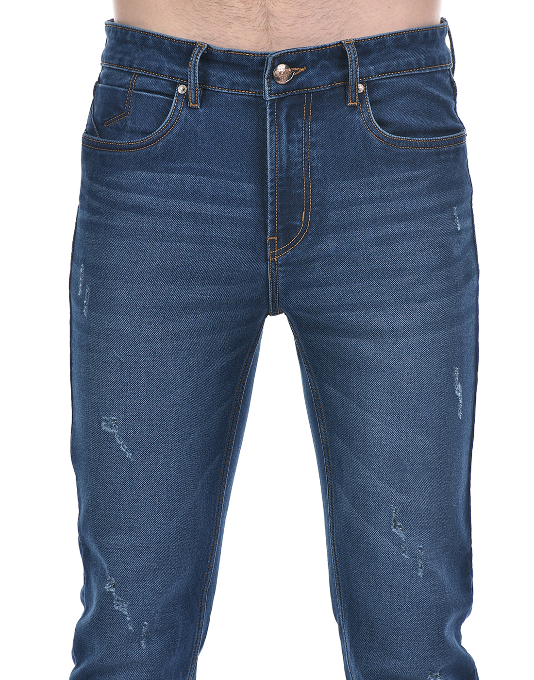 Numero Uno Men Solid Blue Jeans